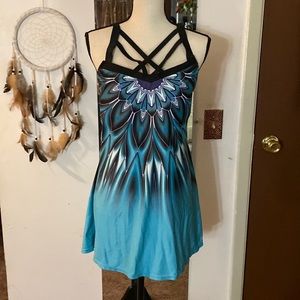 🇺🇸🇺🇸Strappy tankini with bottom